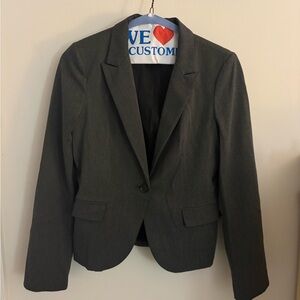 Express Charcoal Gray Blazer